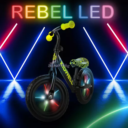Rebel Led futóbicikli Pöttyös
