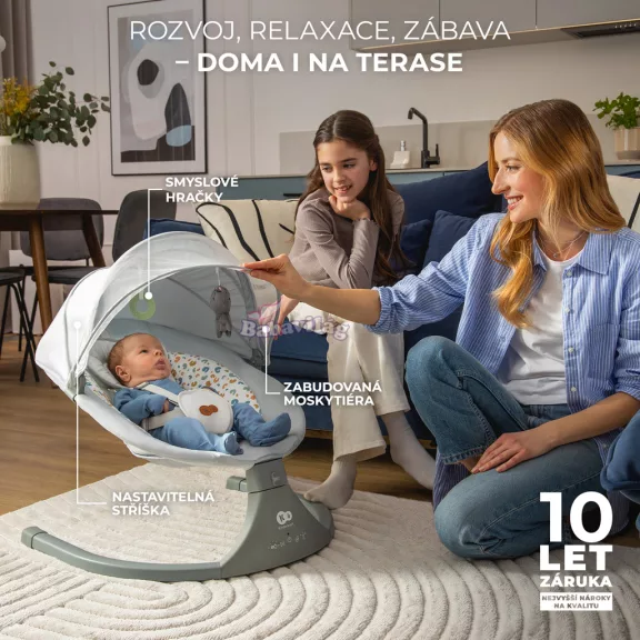 KINDERKRAFT Lumi2 pihenőszék Premium Light Grey KINDERKRAFT Lumi2 pihenőszék Premium Light Grey