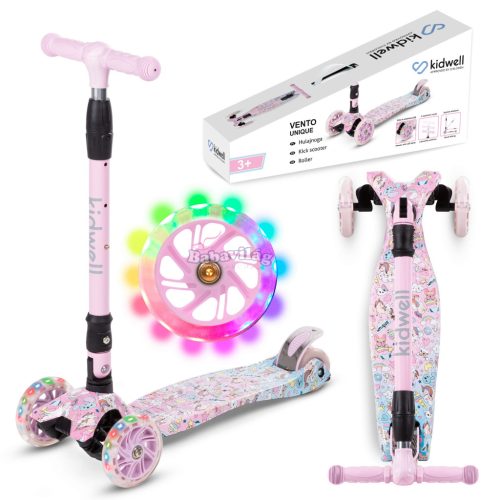 Kidwell Vento 3 kerekű roller színes mesés