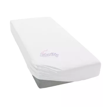 Stella lepedő strech pamut 40x90cm fehér