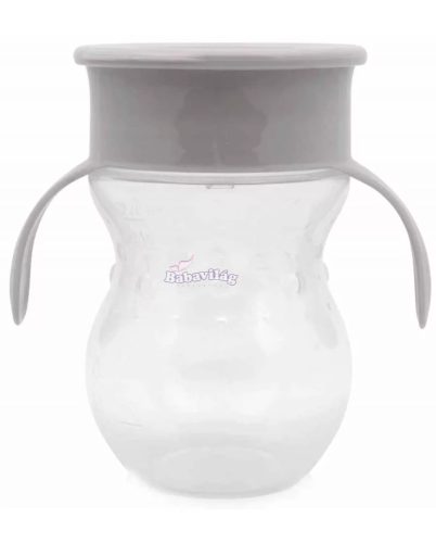 Baby Care 360 itatópohár fogantyúval - grey 