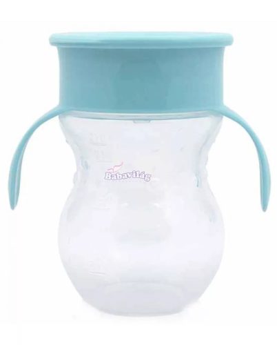 Baby Care 360 itatópohár fogantyúval - blue 