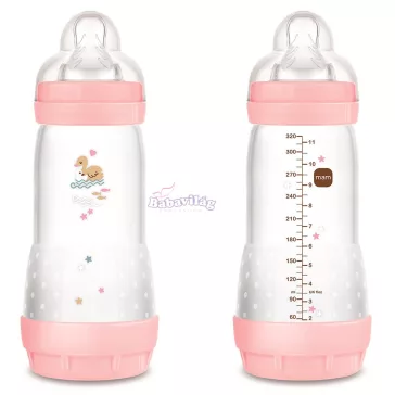 Mam cumisüveg Anti-Colic 320ml - rózsaszín