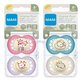 Mam Original Pure Night cumi szilikon 6 hó dupla 