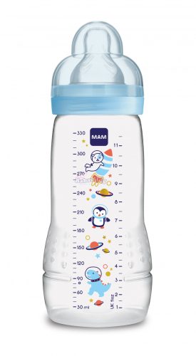 Mam cumisüveg 330 ml - kék