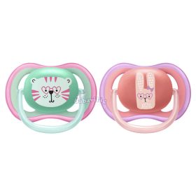   Philips Avent Játszócumi ultra air #2db-os #18h+hó  Bear and Rabbit