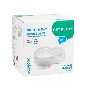   BabyOno Melltartóbetét eldobható éjszakai és nappali 40db