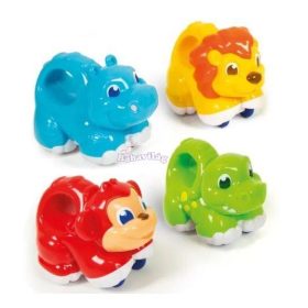 Clementoni Run&Fun Bébi állat hátrahúzós 1db