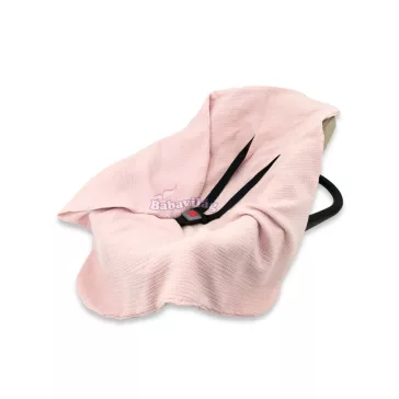 Hordozóba köthető takaró muszlin pink
