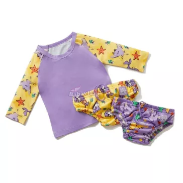 BAMBINO MIO UV szűrős fürdőruha szett - Sand