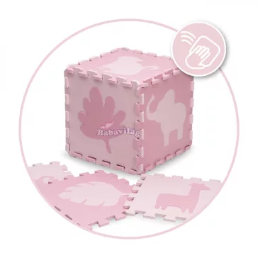 Momi Zawi szivacs puzzle pink