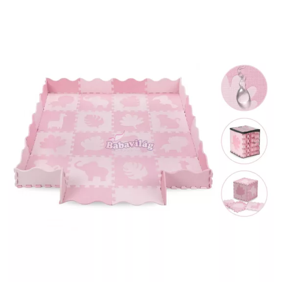 Momi Zawi szivacs puzzle pink