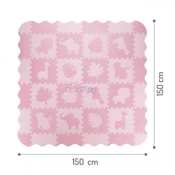 Momi Zawi szivacs puzzle pink
