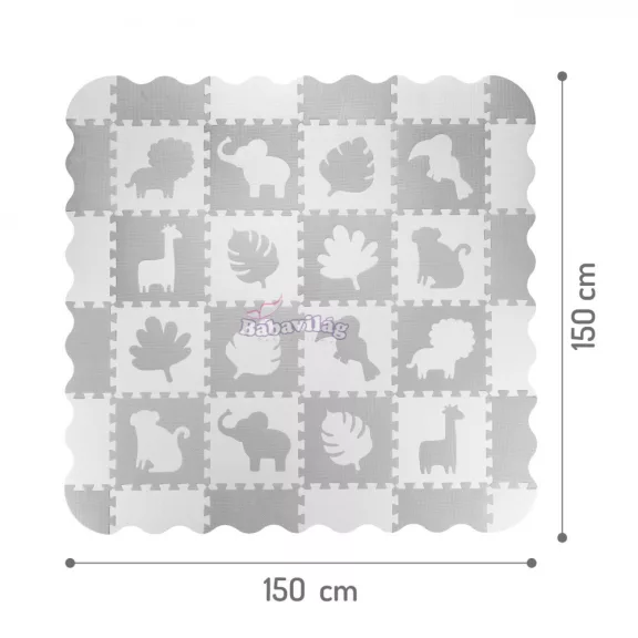 Momi Zawi szivacs puzzle szürke