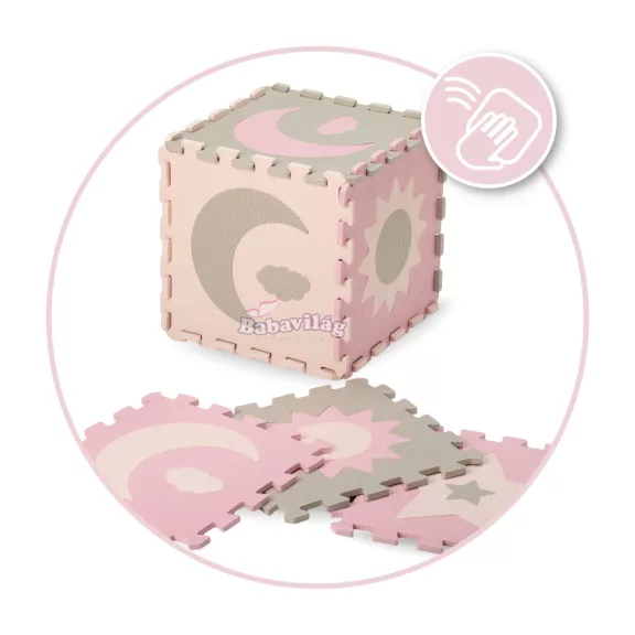 Momi Nebe szivacs puzzle pink