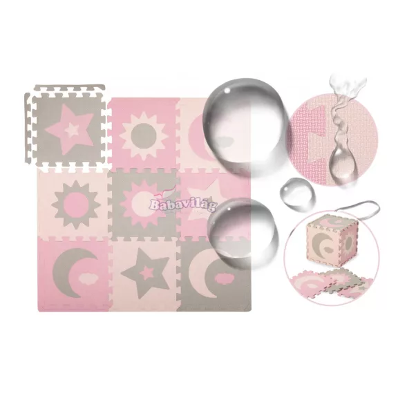Momi Nebe szivacs puzzle pink
