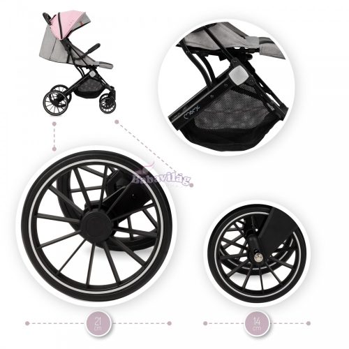 MoMi Estelle Dakar sport babakocsi - pink