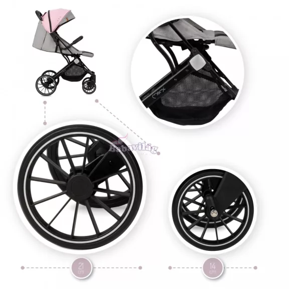 MoMi Estelle Dakar sport babakocsi - pink