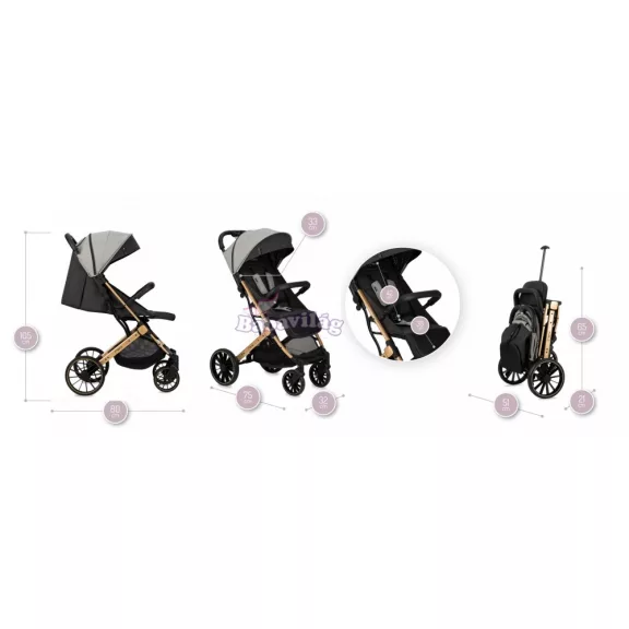 MoMi Estelle Dakar sport babakocsi - Leopard