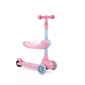 Momi Kiuru 2in1 roller és futóbicikli pink