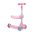 Momi Kiuru 2in1 roller és futóbicikli pink