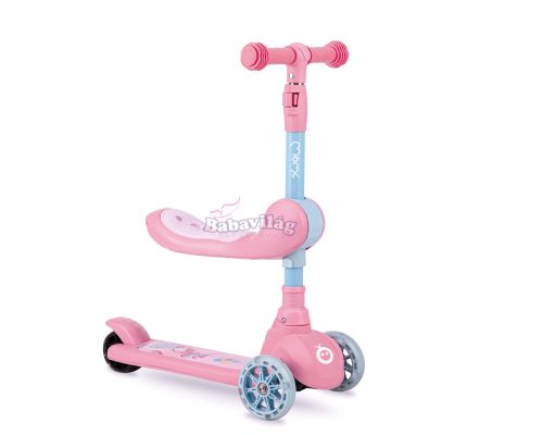 Momi Kiuru 2in1 roller és futóbicikli pink