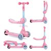 Momi Kiuru 2in1 roller és futóbicikli pink