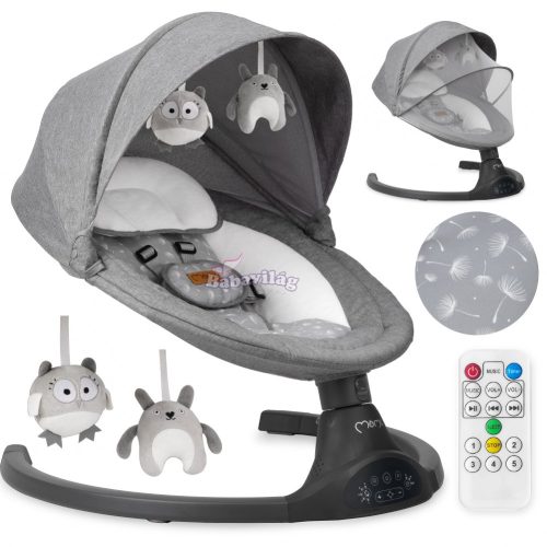 MoMi Kenanu elektromos pihenőszék - Dark gray 