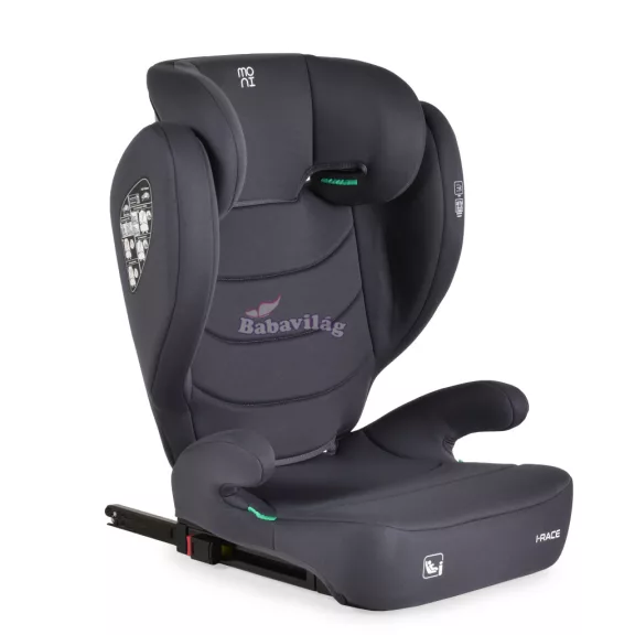MONI I-Race gyerekülés 100-150cm isofix - szürke