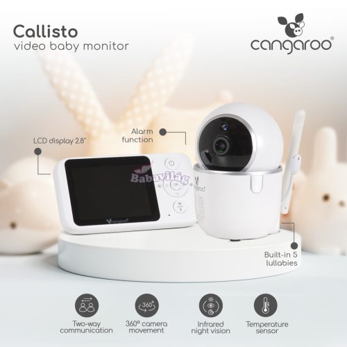 CALLISTO bébimonitor LCD 7cm kijelzővel 
