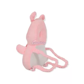   Babafejvédő esésgátló biztonsági párna hátizsák elefánt pink
