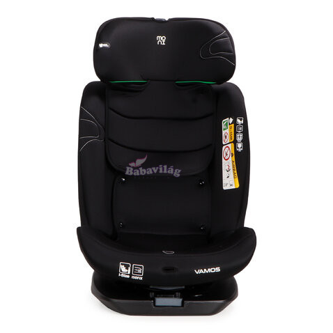 MONI VAMOS 360 fokban forgatható gyerekülés 40-150cm fekete