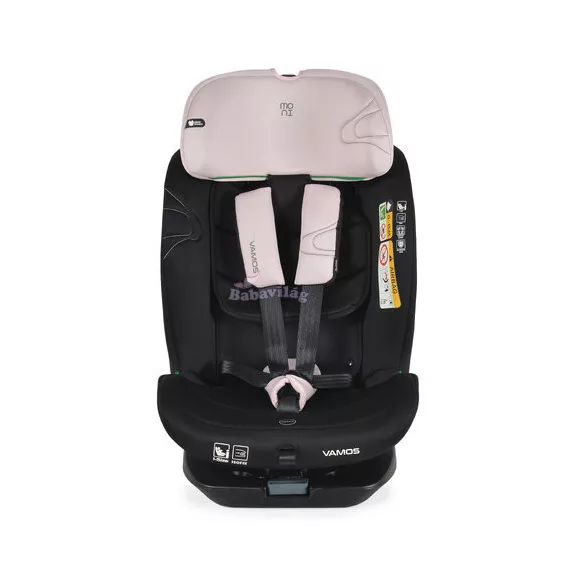 MONI VAMOS 360 fokban forgatható gyerekülés 40-150cm pink