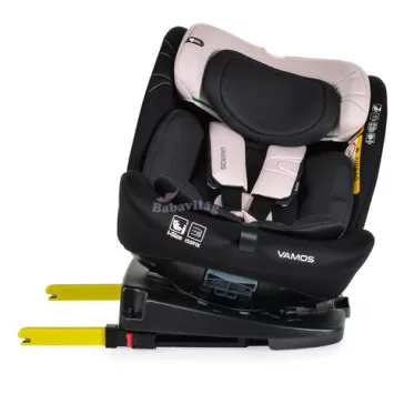MONI VAMOS 360 fokban forgatható gyerekülés 40-150cm pink