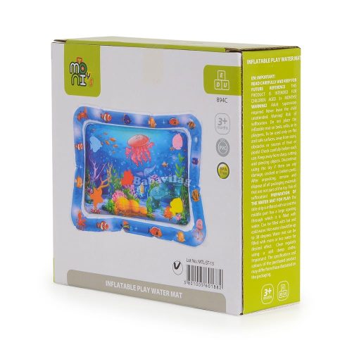 Vízzel tölthető játszószőnyeg kék