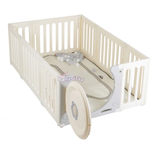 MONI Cubby Land óriás kerítés, karám játszószőnyeggel és 50 db színes labdával 