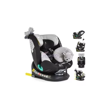   Moni Serengeti i-Size Isofix gyermekülés (40-150 cm) - Szürke 