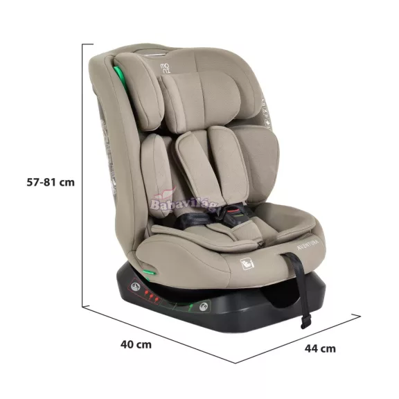 Moni Aventura I-Size gyermekülés 40-150 cm - Bézs 