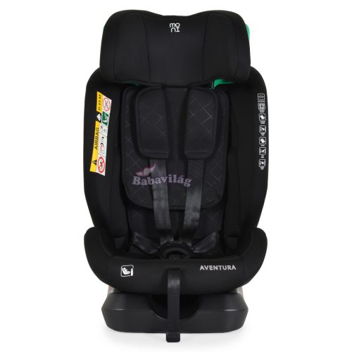 Moni Aventura I-Size gyermekülés 40-150 cm - fekete