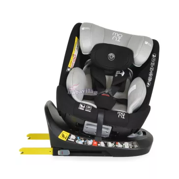   Moni Serengeti i-Size Isofix gyermekülés (40-150 cm) - Szürke 
