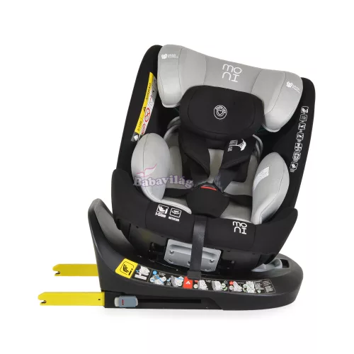 Moni Serengeti i-Size Isofix gyermekülés (40-150 cm) - Szürke 