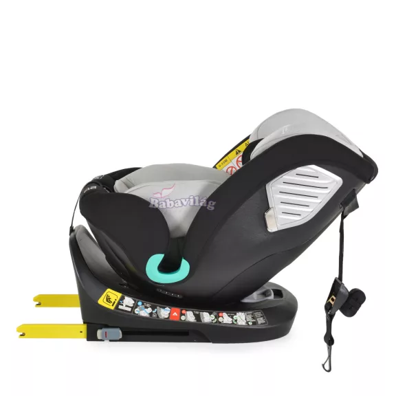 Moni Serengeti i-Size Isofix gyermekülés (40-150 cm) - Szürke 