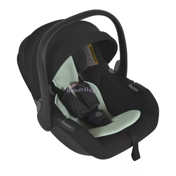 AIRLUXE autós hordozó párna, izzadásgátlós 40-87cm MENTA