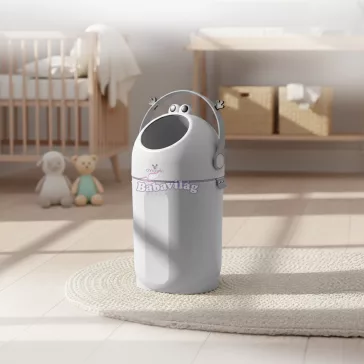 NUBBI pelenkatároló kuka FEHÉR 