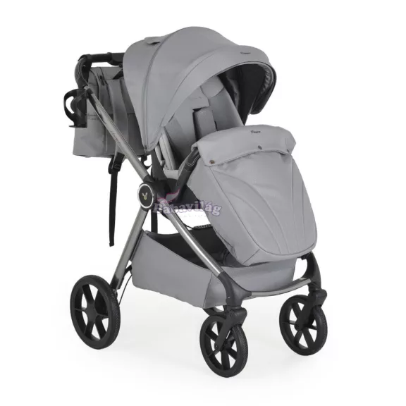 Moni UNIQUE babakocsi szett 3IN1 SILVER 