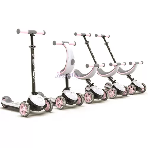 MOTION 4in1 multifunkciós átalakítható roller, 20-50kgig PINK 