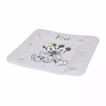 85 x72 Puha Pelenkázó lap - Mickey és Minnie szürke
