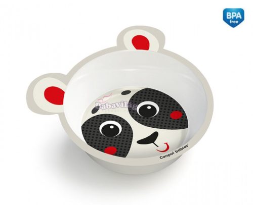 Canpol műanyag tányér tapadó aljú Panda