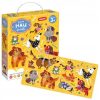 Puzzle nagyméretű elemekkel 40db-os - kutyák