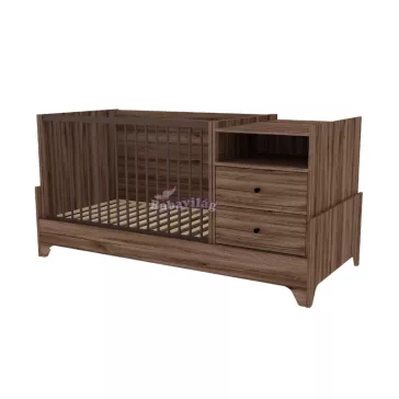 Nest Walnut kombi babaágy